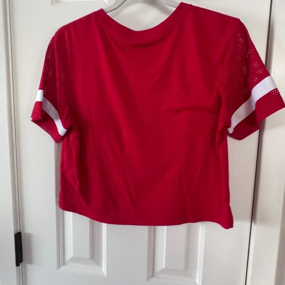 Nike Womens Red Crop Top Size XS Extra Small - Picture 8 of 9